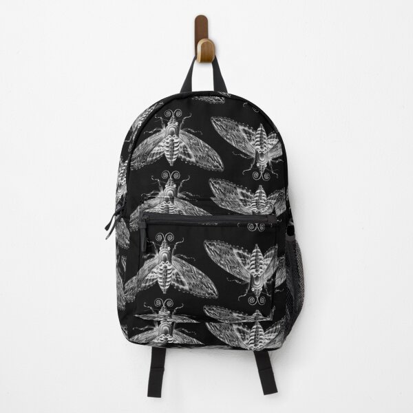 Item preview, White Moths on Black  designed and sold by AntiquusForma.