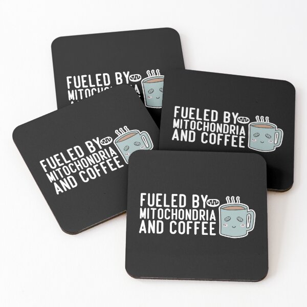 Item preview, fueled by metochondria and coffee funny gift for Science Teacher who loves coffee - World Teacher's Day designed and sold by QUEEN-WIVER.