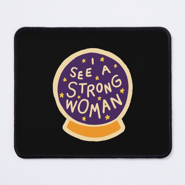 Item preview, I see a strong woman on Black designed and sold by evannave.