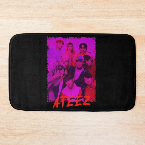 Item preview, ATEEZ Kpop Group Members Purple Kpop RGB Color Design designed and sold by Piosenka Art.