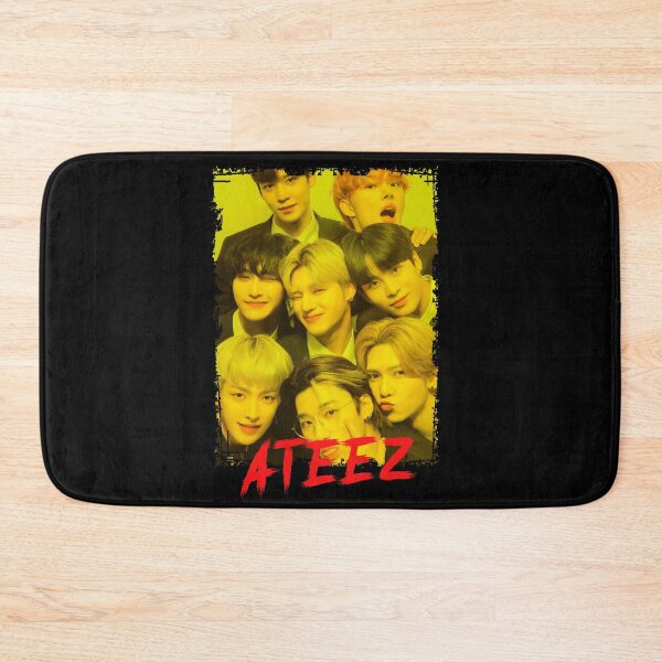 Item preview, ATEEZ Kpop Group Members Yellow Kpop RGB Color Design designed and sold by Piosenka Art.