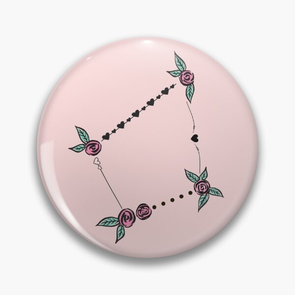 Item preview, Norma (Carpenter's Level) Constellation Roses and Hearts Doodle designed and sold by EndlessDoodles.