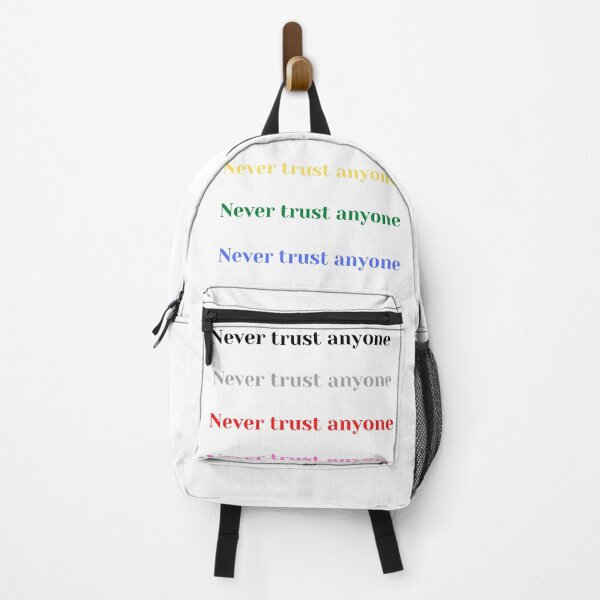 Item preview, Never trust anyone Rainbow Color Sticker Pack - Trust Issues designed and sold by CaitU.
