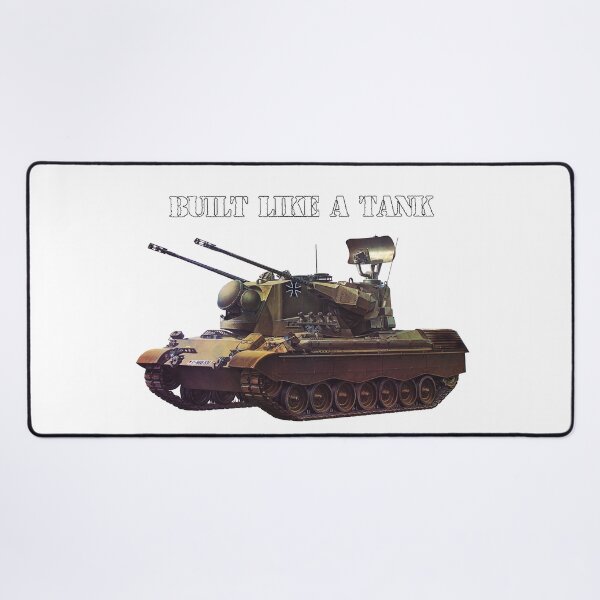 Item preview, Built like a tank funny shirt Flakpanzer German tank designed and sold by OldschoolTs.