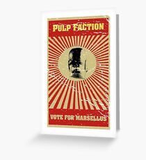 Pulp Faction - Marsellus Greeting Card