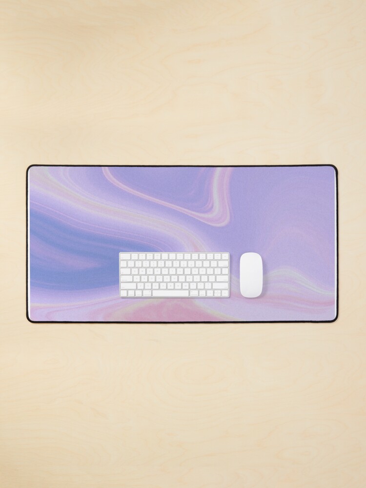 blue pink mouse pad