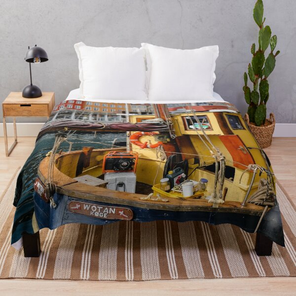 Item preview, Boat in Nyhavn designed and sold by OrionPhotograph.