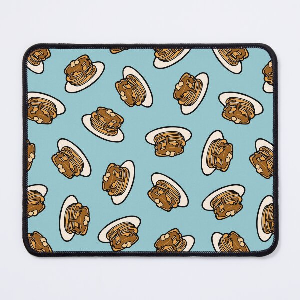 Item preview, Pancakes with Butter and Syrup Pattern on Blue designed and sold by evannave.