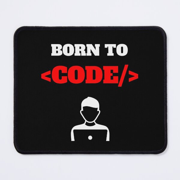 Item preview, Born To Code, Software Developer, Software Engineer, Computer Science, Web, WWW, Programming Humor, HTML, dark designed and sold by Max-Wear.