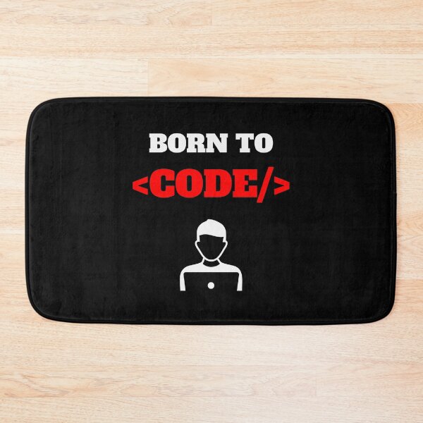 Item preview, Born To Code, Software Developer, Software Engineer, Computer Science, Web, WWW, Programming Humor, HTML, dark designed and sold by Max-Wear.