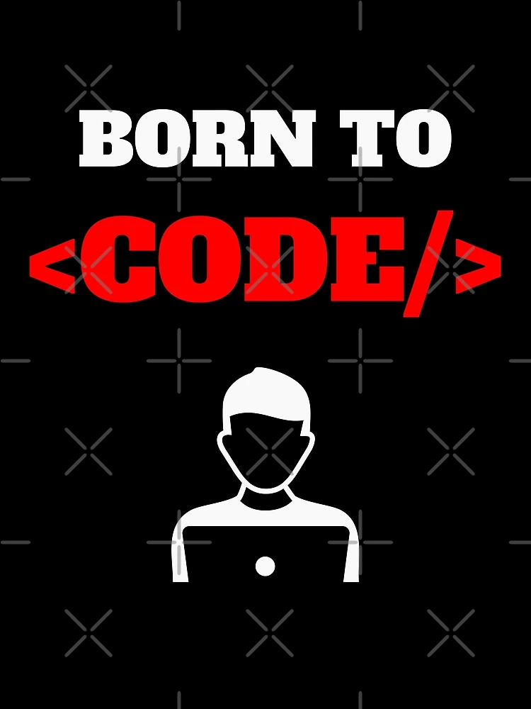 Thumbnail 3 of 3, Scarf, Born To Code, Software Developer, Software Engineer, Computer Science, Web, WWW, Programming Humor, HTML, dark designed and sold by Max-Wear.