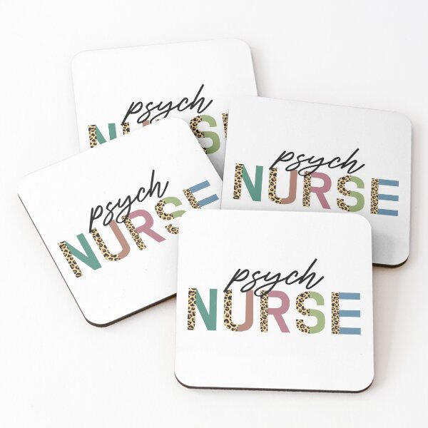 Item preview, Psych nurse Psychiatric nurse Cheetah leopard print | Mental Health Nurse | Gift for mental health Nurse and psych nurses designed and sold by Violet Treasures.