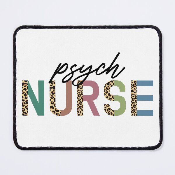 Item preview, Psych nurse Psychiatric nurse Cheetah leopard print | Mental Health Nurse | Gift for mental health Nurse and psych nurses designed and sold by Violet Treasures.