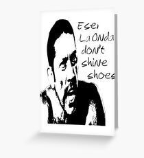 Geronimo Greeting Card
