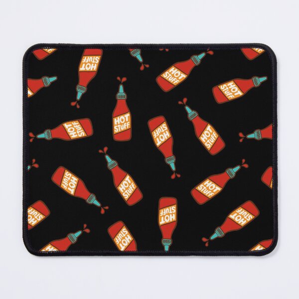 Item preview, Hot Stuff Hot Sauce Pattern in Black designed and sold by evannave.