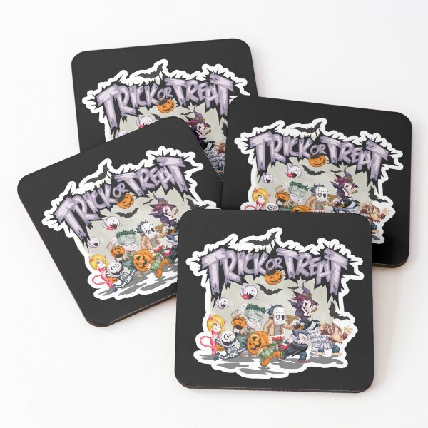 Item preview, TRICK R TREAT on Halloween with the whole crew designed and sold by mabanda.