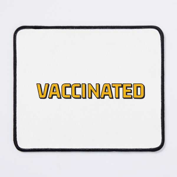 Item preview, Vaccinated - yellow designed and sold by Inspirationmotivation.