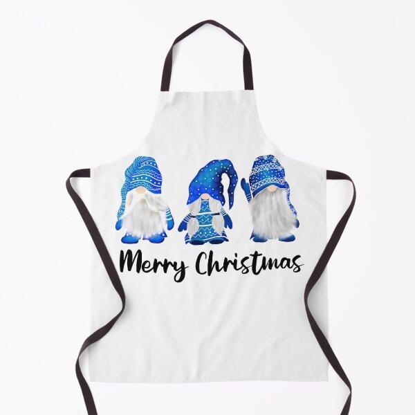 Item preview, Gnomes Christmas Blue designed and sold by Cedarrue.