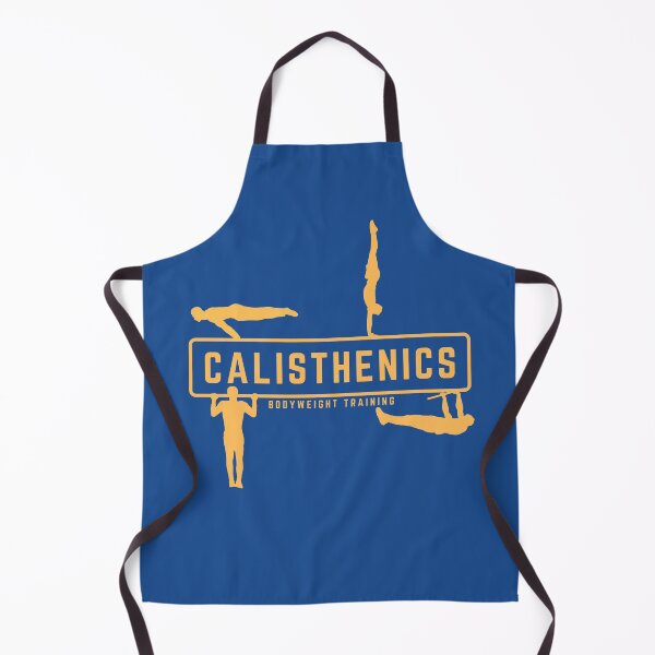 Item preview, Calisthenics & Bodyweight training orange & blue design designed and sold by Atleta-Cali.