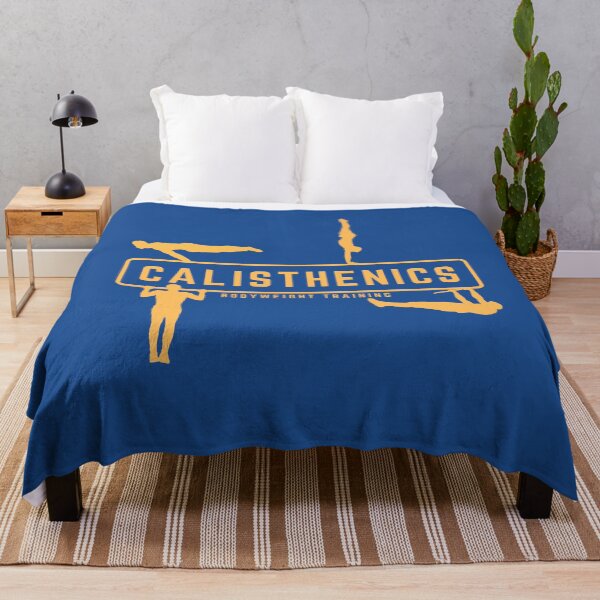 Item preview, Calisthenics & Bodyweight training orange & blue design designed and sold by Atleta-Cali.