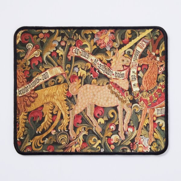 Item preview, UNICORN;DRAGON,LION,STAG AND OTHER ANIMALS Floral Medieval Tapestry designed and sold by BulganLumini.
