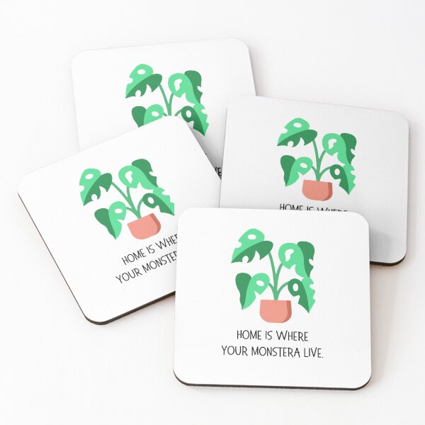 Item preview, Home is Where Your Monstera Deliciosa is. designed and sold by 2-Of-A-Kind.