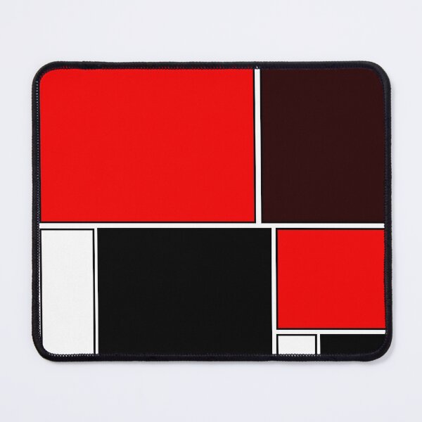 Item preview, Retro Geometric Pattern in black and red. designed and sold by MondaysChild.