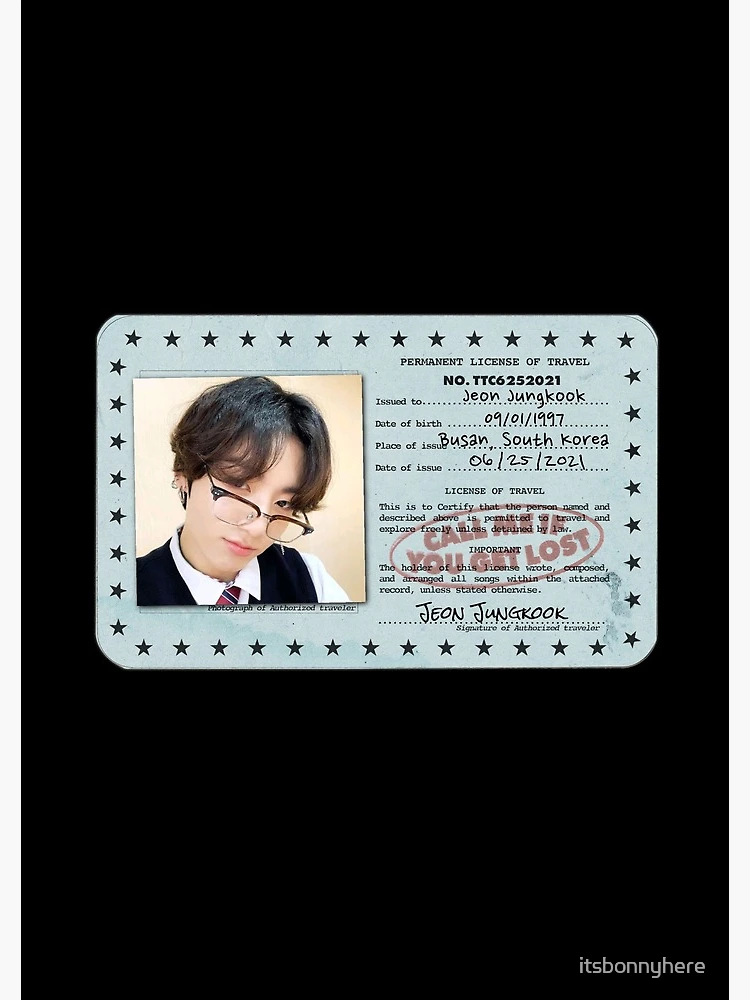 BTS Jung Kook サイン入りカード $_57.JPG?set_id=880000500F
