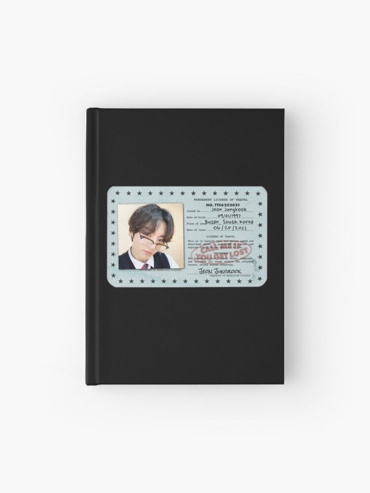 bts jungkook id card 