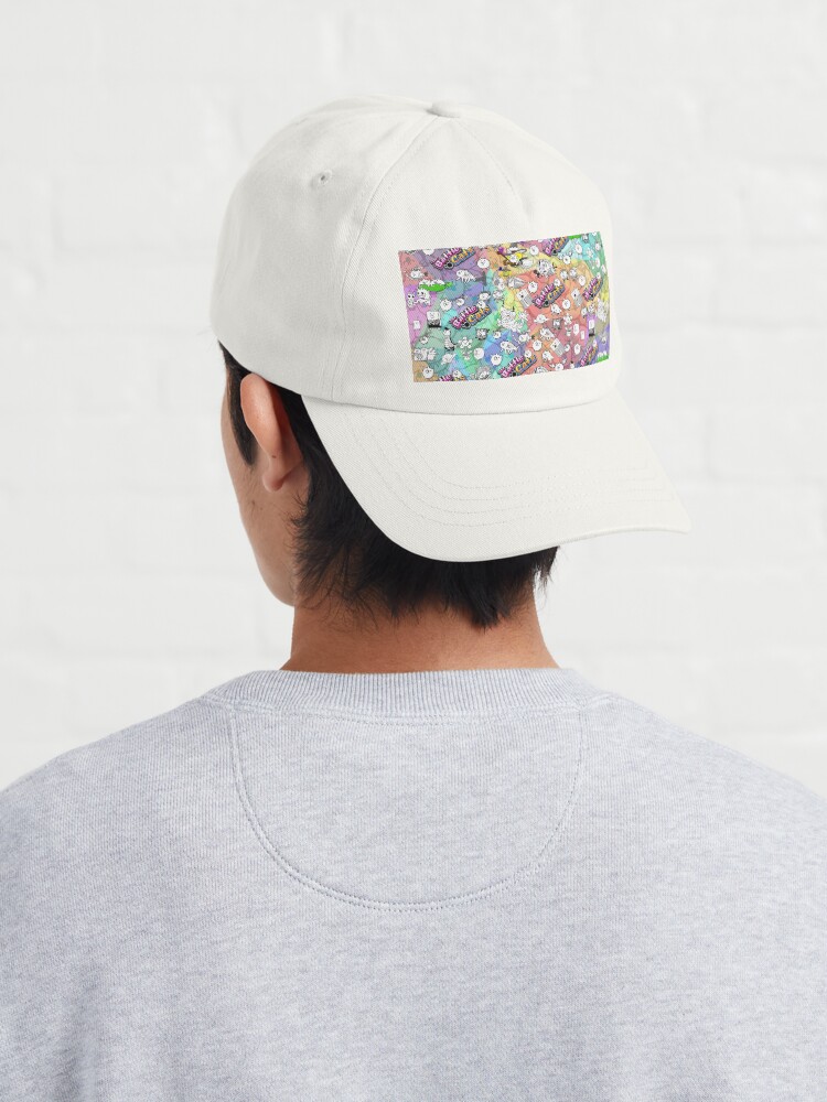 Imagen 4 de 7, Gorra con la obra Gatos de batalla, diseñada y vendida por PixelRune.