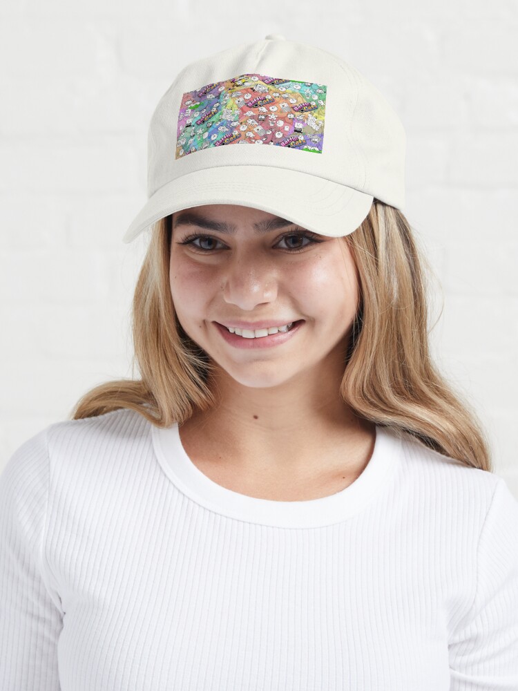 Imagen 6 de 7, Gorra con la obra Gatos de batalla, diseñada y vendida por PixelRune.