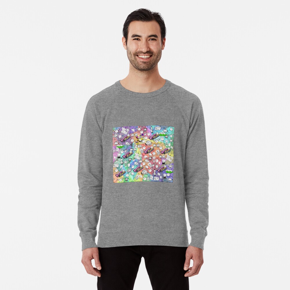 Vista previa del artículo con la obra «Sudadera ligera», diseñado y vendido por PixelRune.