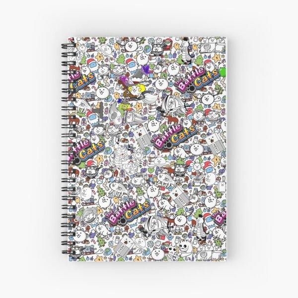 Battle Cats Spiral Notebook
