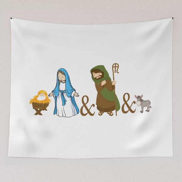 Item preview, Jesus, Mary and Joseph and the Wee Little Donkey designed and sold by Martini-Four.