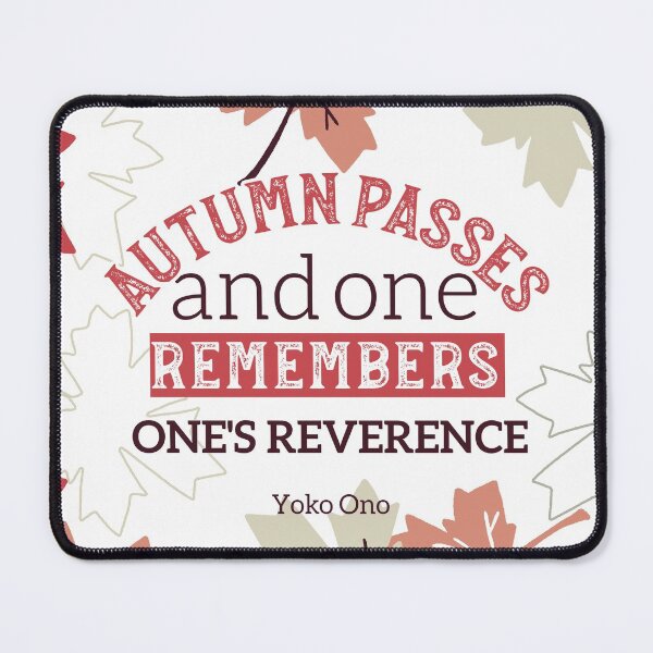 Item preview, Red Autumn Leaves Art with Inspirational Quotes designed and sold by FlinArt.