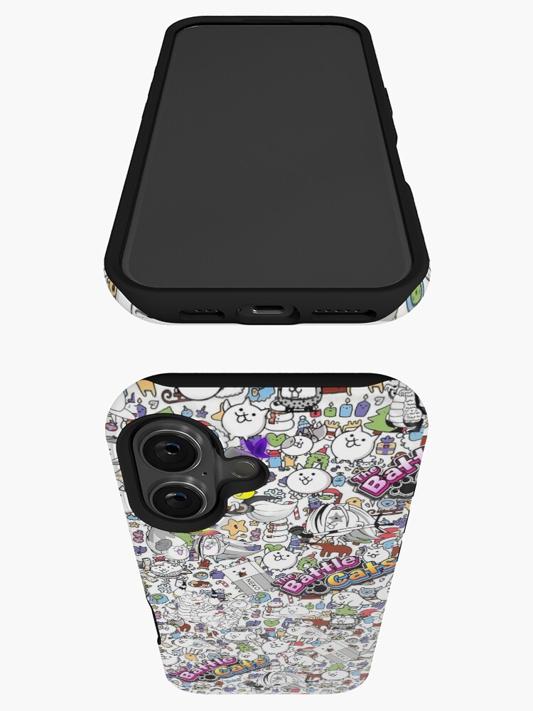 Imagen 3 de 4, Funda de iPhone con la obra Gatos de batalla, diseñada y vendida por PixelRune.