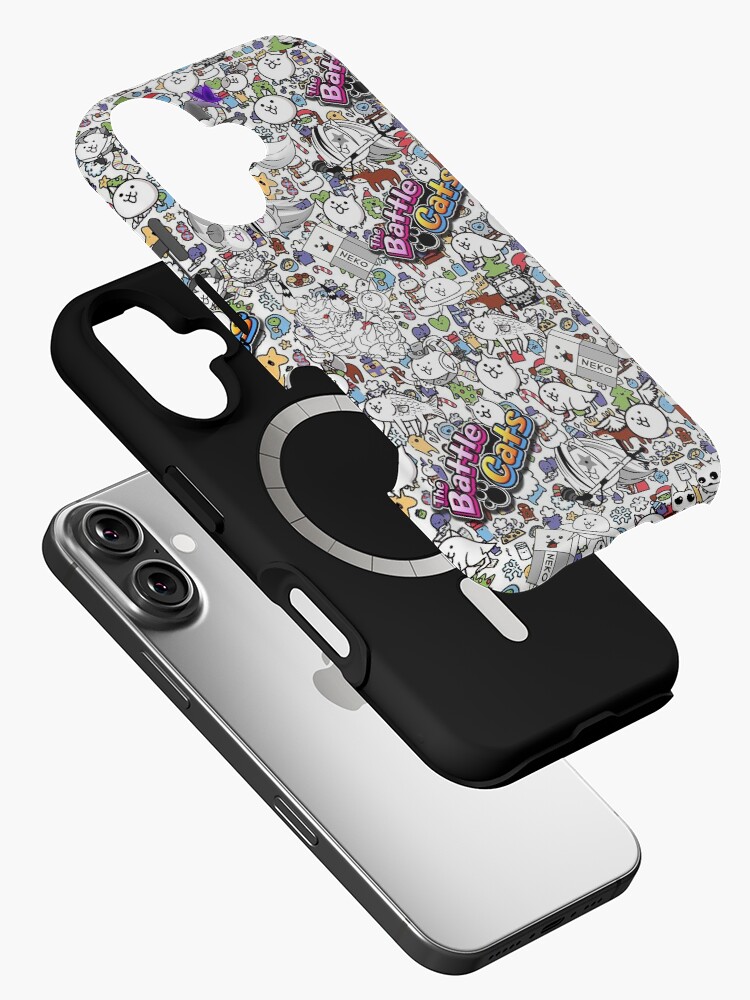 Imagen 2 de 4, Funda de iPhone con la obra Gatos de batalla, diseñada y vendida por PixelRune.