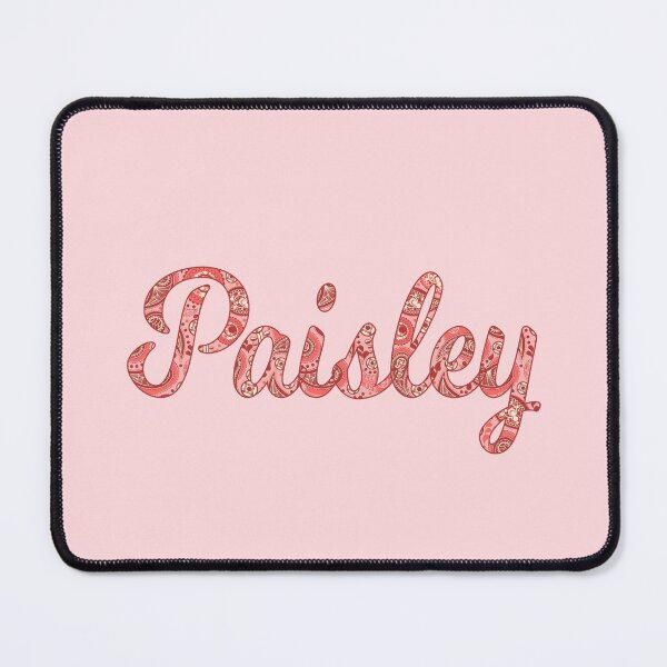 Item preview, Paisley girls name in pretty pattern designed and sold by ComicKitsch.