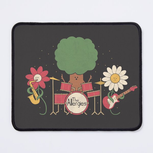 Item preview, The Allergies (Dark) designed and sold by HandsOffMyDinosaur.