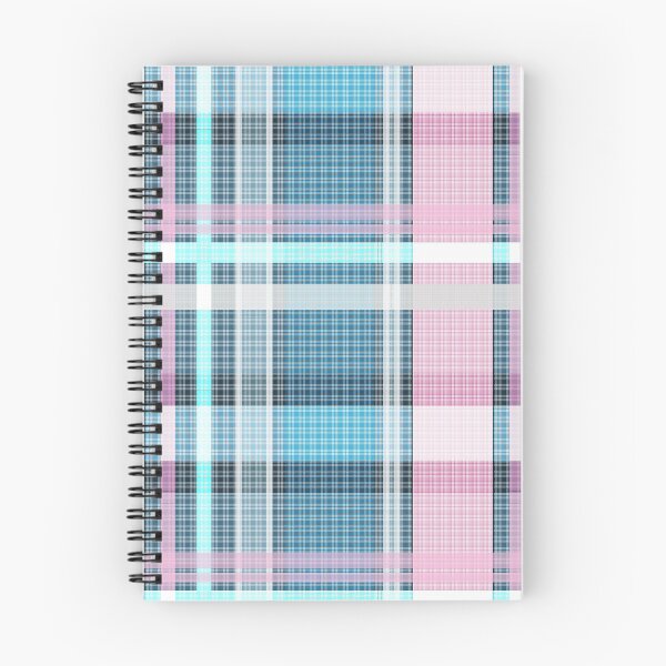 Item preview, Trans flag pink, blue and white check pattern designed and sold by EllyBurg.