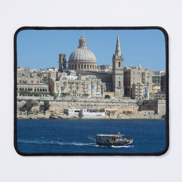Item preview, Valletta Harbour Fishing Boat in Malta designed and sold by HotHibiscus.
