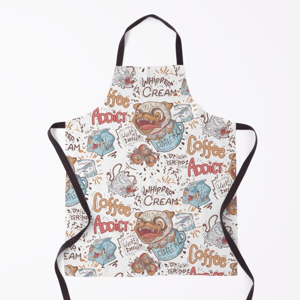 Item preview, Coffee addict caffeine craving pug designed and sold by SPIRIMAL.