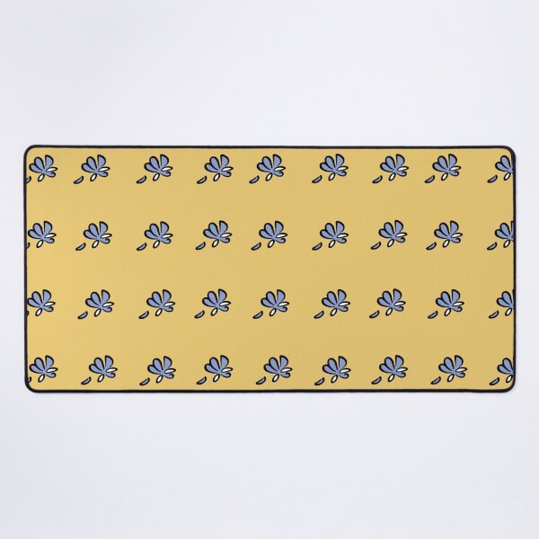 Item preview, Blue Simple Aesthetic And Minimalistic Flower Pattern designed and sold by Soul-on-groove.
