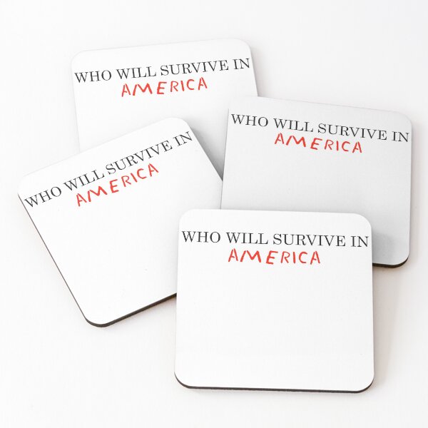 Item preview, WHO WILL SURVIVE IN AMERICA designed and sold by Younes Ettali.