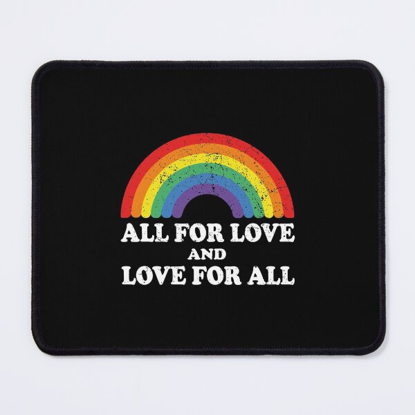 Item preview, All For Love And Love For All Rainbow Lgbtq Support designed and sold by ichieli.
