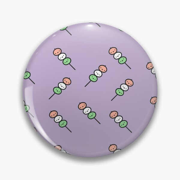 Item preview, kawaii pastel purple dango design designed and sold by moonbean-art.