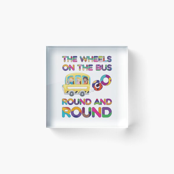 Item preview, Cool the wheels on the bus go round and round designed and sold by odrito.