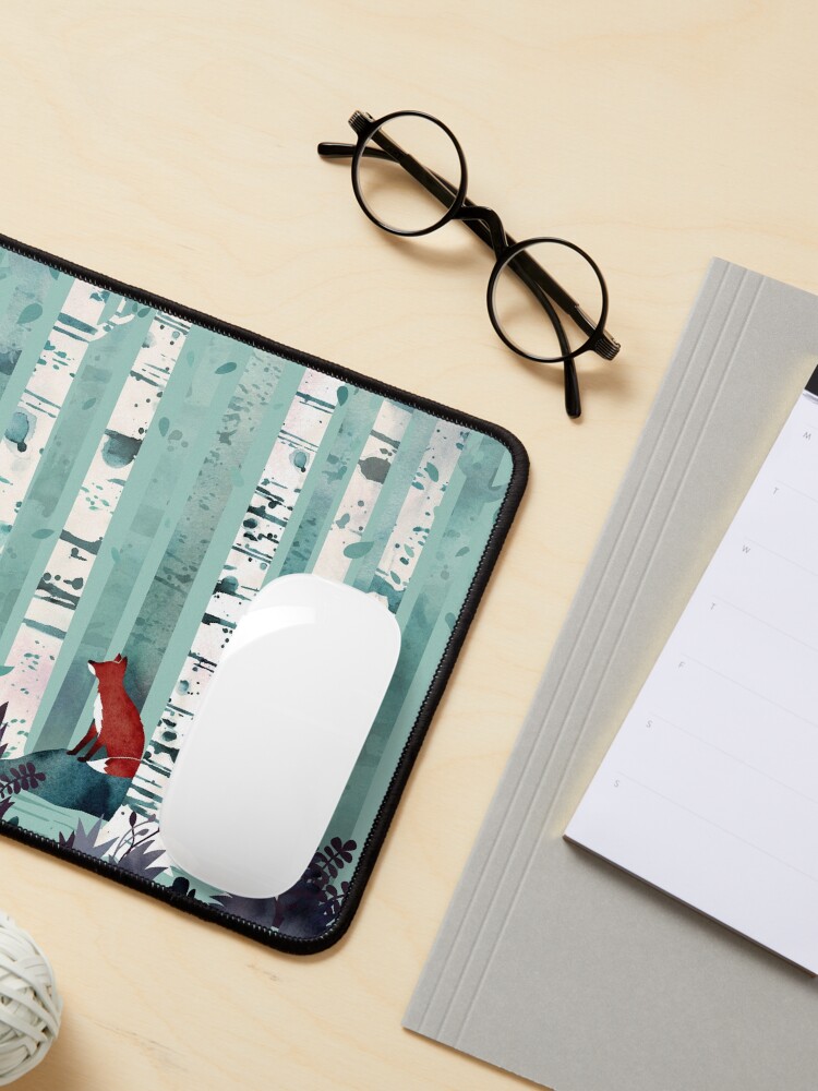 Thumbnail 3 of 5, Mouse Pad, The Birches designed and sold by littleclyde.