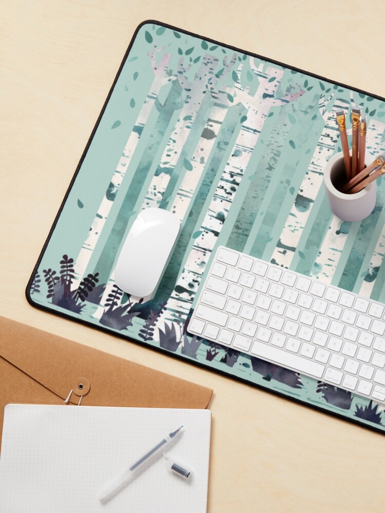 Alternate view of The Birches Mouse Pad