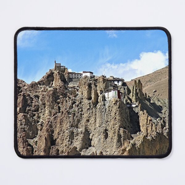 Item preview, Picturesque Himalayan Mountain Buddhist Monastery, Himalayan Landscape designed and sold by worldways.